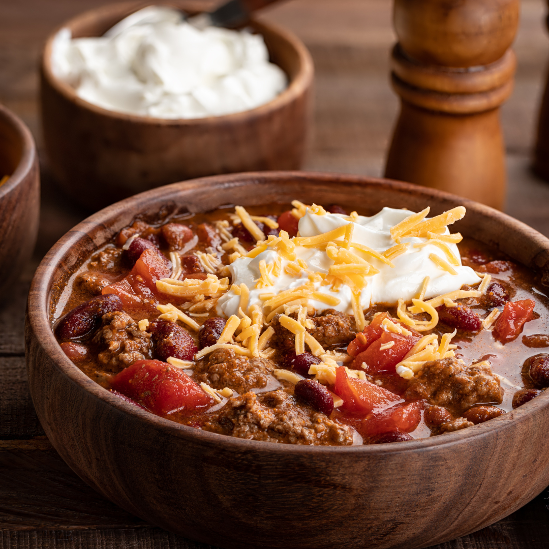 Chili Con Carne Instant Pot Chili Frozen Ground Beef Sour Cream