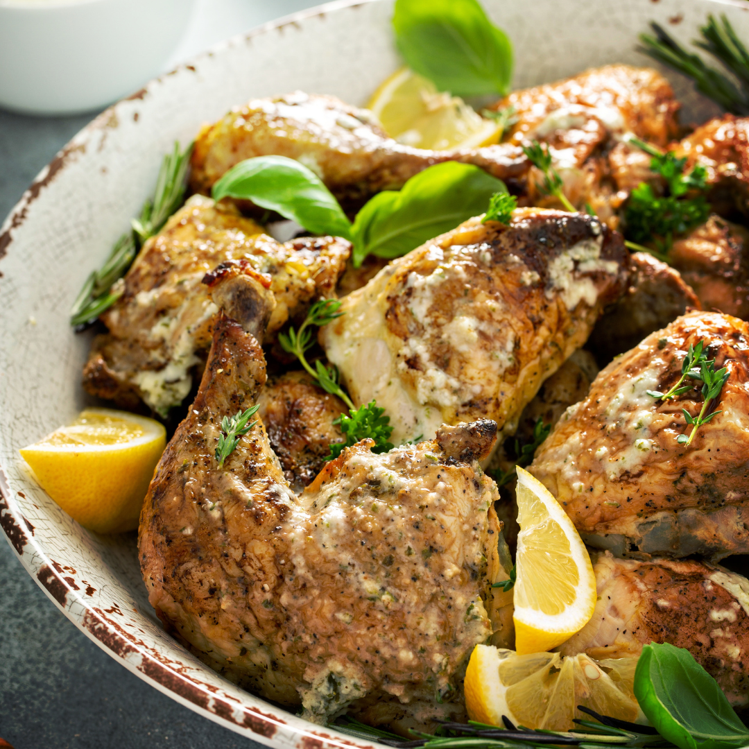 Lemon Pepper Baked Chicken Recipe Bag – Colonel De Gourmet Herbs