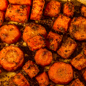 Bourbon Maple Roasted Carrots