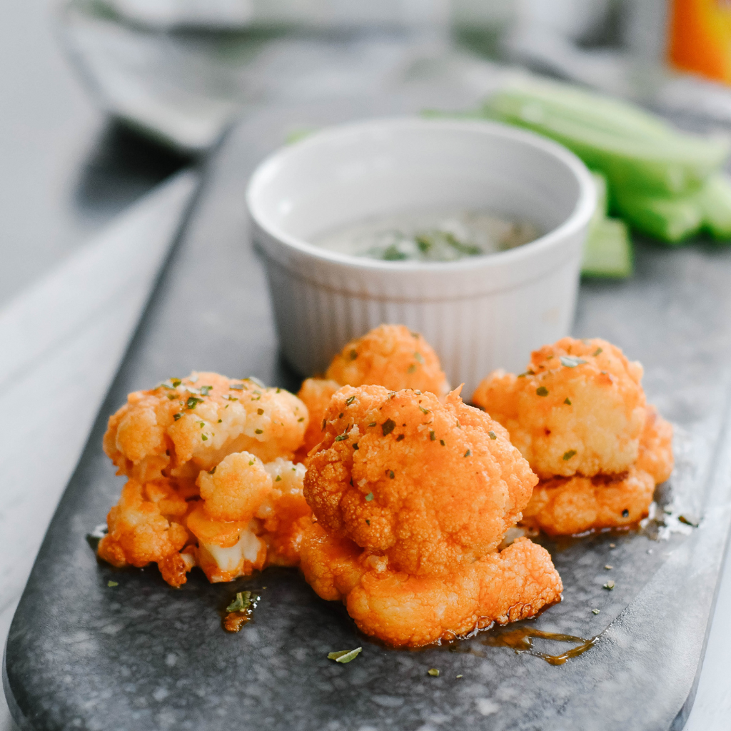 Cauliflower Florets Instant Pot Air Fryer Cauliflower Bread Crumbs