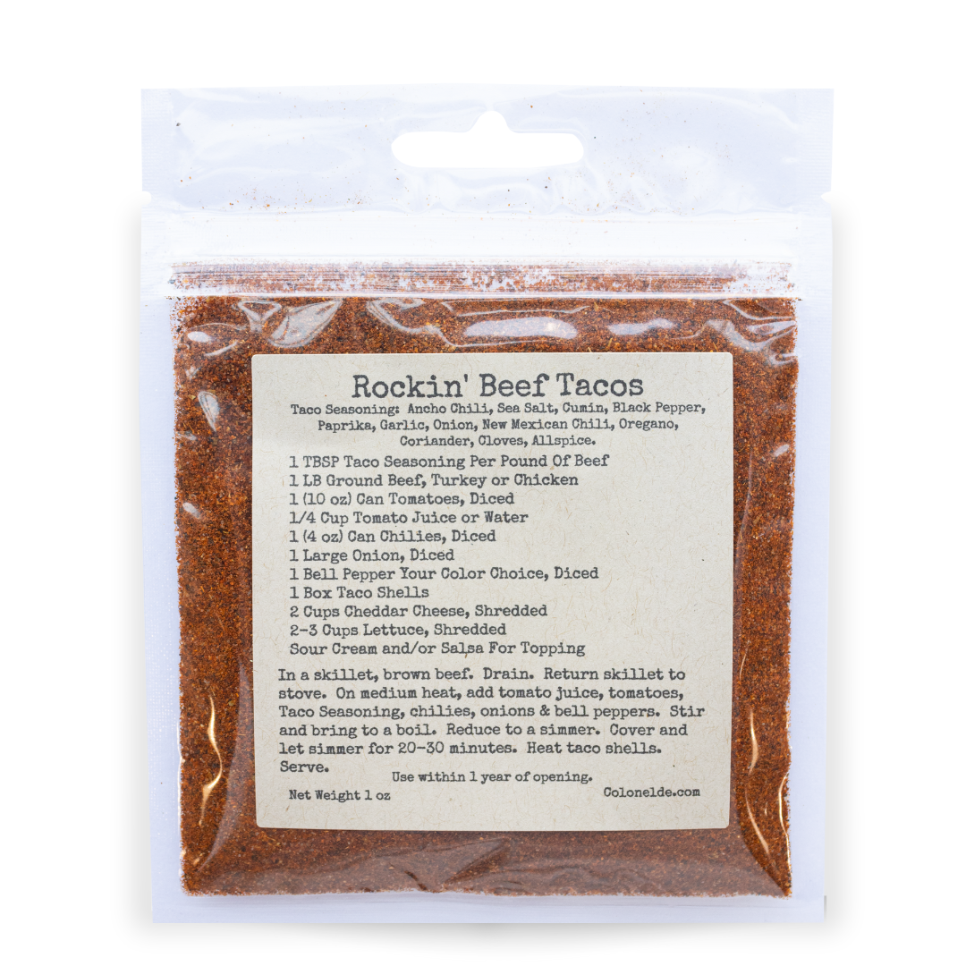 20 Taco Bell Taco Seasoning Nutrition Facts 