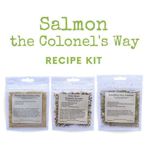 "Salmon the Colonels Way" Recipe Kit