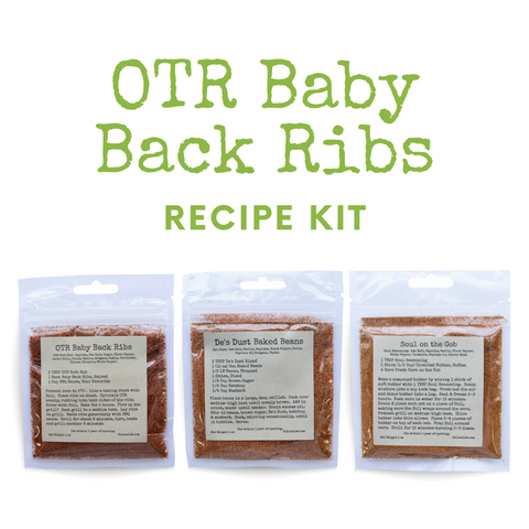"OTR Baby Back Ribs" Recipe Kit