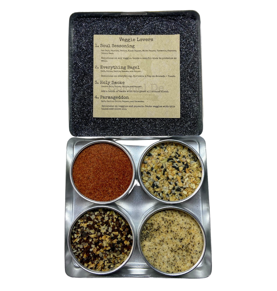 Veggie Sampler Box Veggie Lovers Sampler Set – Colonel De Gourmet Herbs & Spices